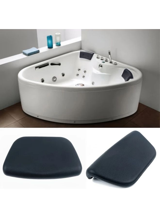 Black Adjustable Spa Bath Pillow Neck Support Back Rest Bathtub Holder Home Spa Accessory - Image 5