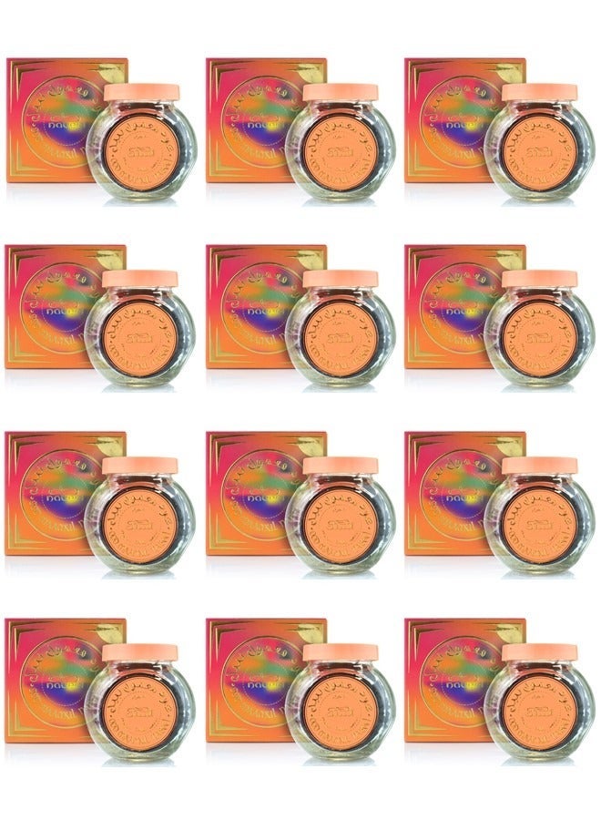 Nabeel 12 Pcs Nabeel Oudh Maamul Luxury Arabic Incense 40GM Premium Long-Lasting Bukhoor for Home Fragrance Relaxation and Special Occasions - Image 1