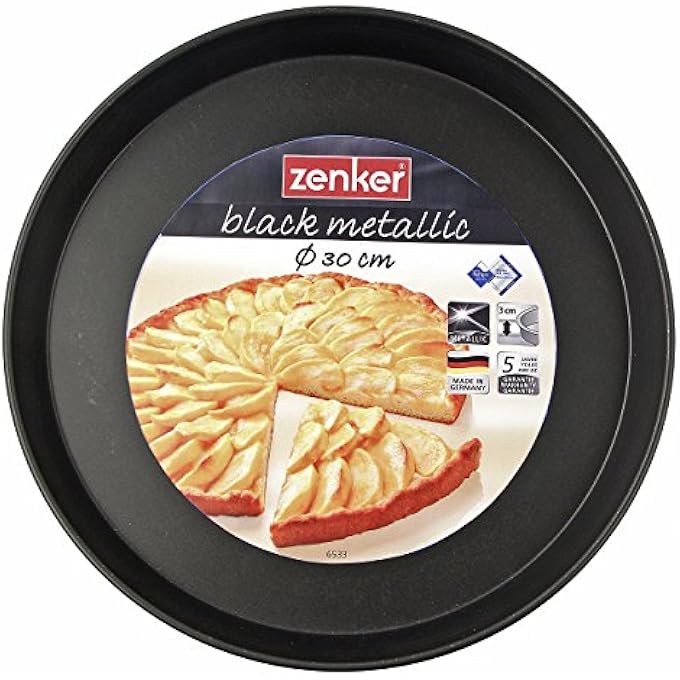 Zenker Round Baking Tray Black 30 Cm Size 6533 - Image 2