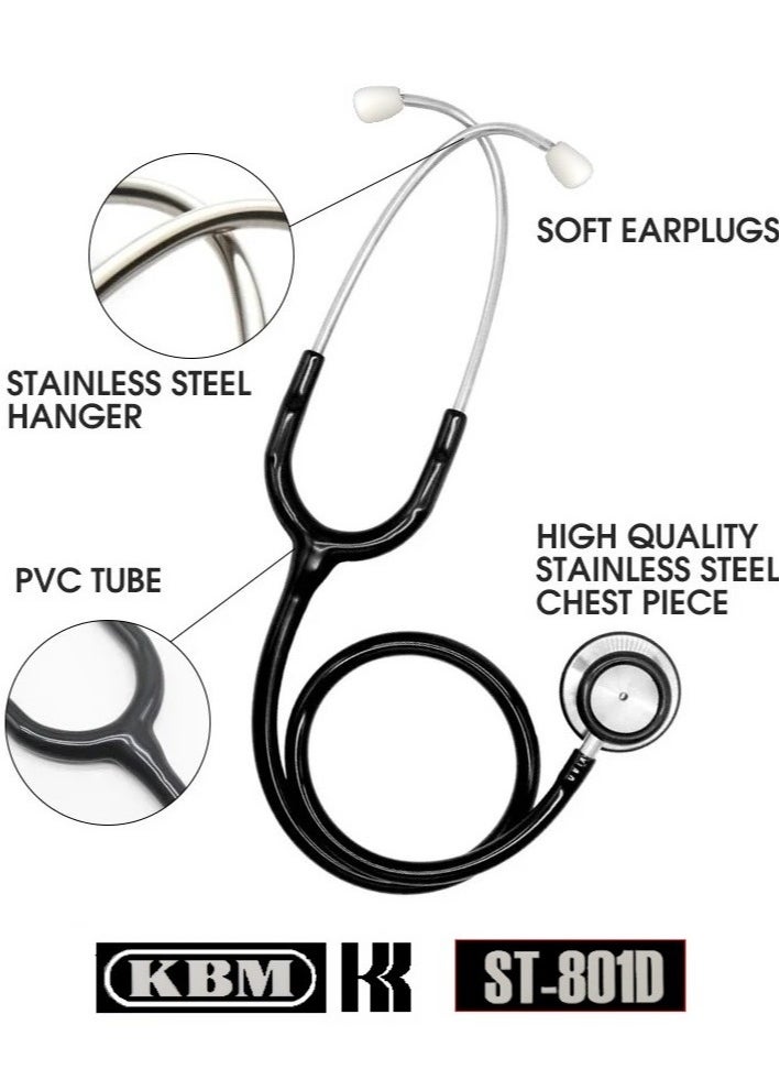KBM Professional Double Head Stethoscope KBM ST-801D  - Image 3