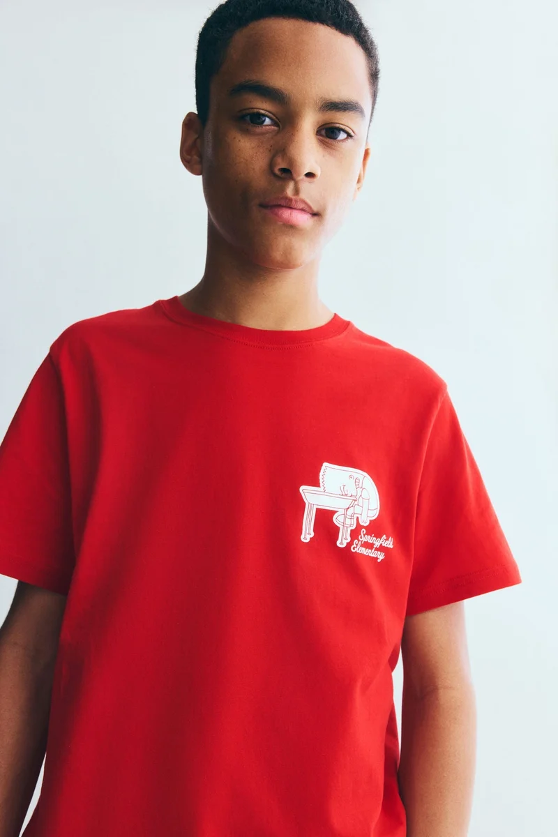 H&M Print-motif cotton T-shirt