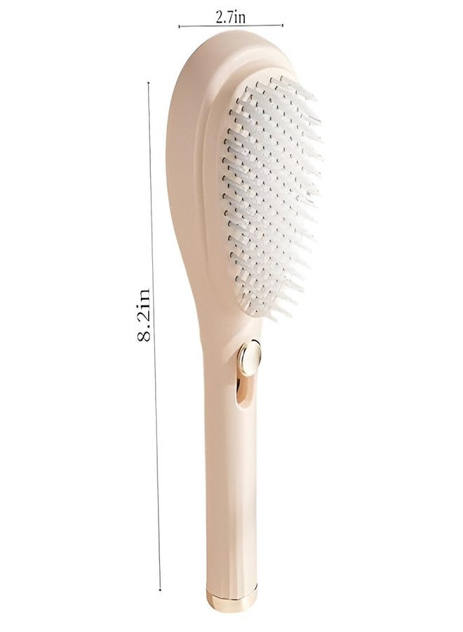 POPAXY Self-Cleaning Hair Brush with Scalp Massage - 2-in-1 Anti-Static Detangling Comb for Men & Women, Easy Clean Push Button Hair Brush for Thick, Curly, Wet, or Dry Hair - Image 3