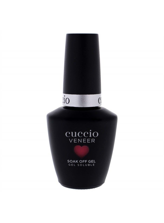 Cuccio Colour Veneer Nail Polish - Triple Pigmentation Technology - Polish Free Soak Off Gel - For Manicures And Pedicures - Full Coverage - Long Lasting High Shine - Hot Thang! - 0.44 Oz