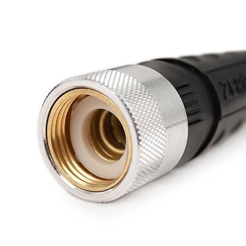 Teknor Apex خرطوم حديقة خفيف الوزن للغاية، مرن، متين، ومقاوم للانحناءات، 5/8 بوصة بطول 50 قدم، أسود - Image 3