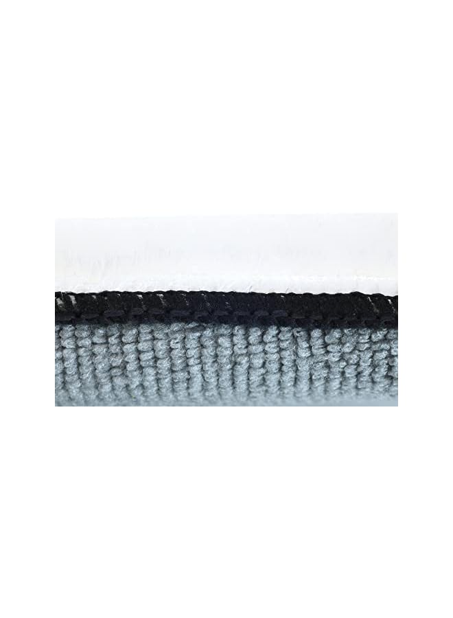 promassScrub Ninja - Interior Scrubbing Sponge (5”x3”) for Leather, Plastic, Vinyl and Upholstery Cleaning (White/Gray) - Image 5