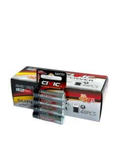 Civic batteries, size AAA, 48 pieces  - Image 1