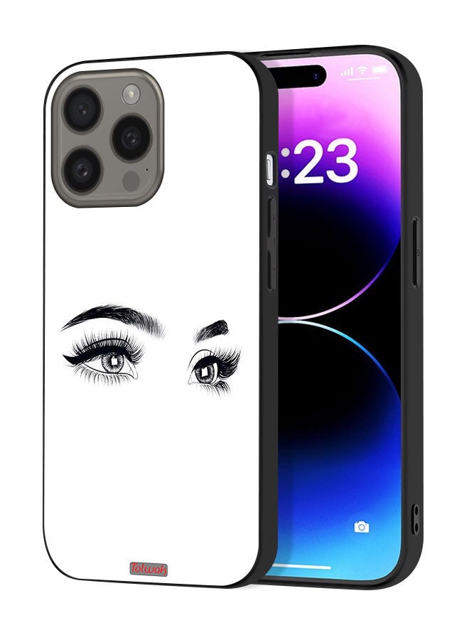 Tolwak Apple iPhone 15 Pro Max Protective Case Cover Eyes Art - Image 1