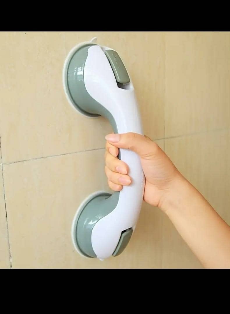 HL Anti-Slip Suction Bathroom Grab Rails Hand Rail For Disabled Portable Mobility Aids Safety Handle With Suction Cup Fitting No Fixings Needed For Bathroom - Image 4