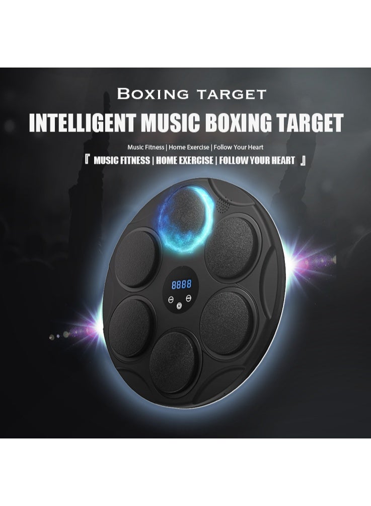 BlueFire Home Fitness Intelligent Training Music Boxing Wall Target Trainer – Bluetooth Smart Boxing Machine with Built-in Music Rhythm, USB Charging, LED Display, and PU Foam Shock Absorption – Musical Boxing Pro for Cardio, Stress Relief & Reflex Training – 2000mAh Battery, 10W Power, Multi-Function Interactive Boxing Target - Image 3