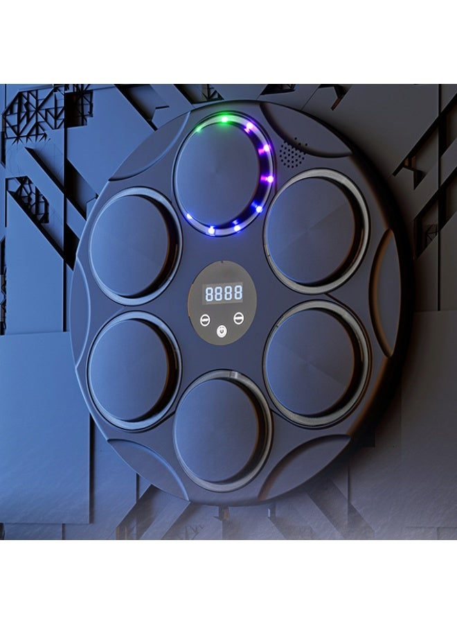 BlueFire Home Fitness Intelligent Training Music Boxing Wall Target Trainer – Bluetooth Smart Boxing Machine with Built-in Music Rhythm, USB Charging, LED Display, and PU Foam Shock Absorption – Musical Boxing Pro for Cardio, Stress Relief & Reflex Training – 2000mAh Battery, 10W Power, Multi-Function Interactive Boxing Target - Image 5