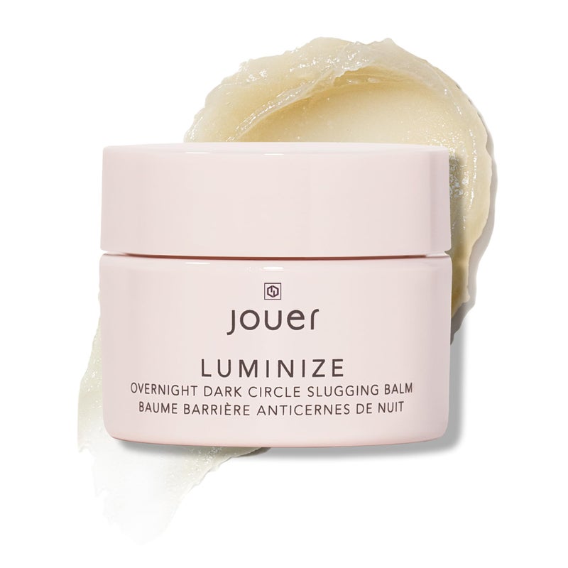Jouer Luminize Overnight Dark Circle Slugging Balm â€“ Fragrance Free, Caffeine Eye Cream, Overnight Eye Treatment, Brightening Eye Balm, Paraben Free, Gluten & Cruelty Free - Image 1