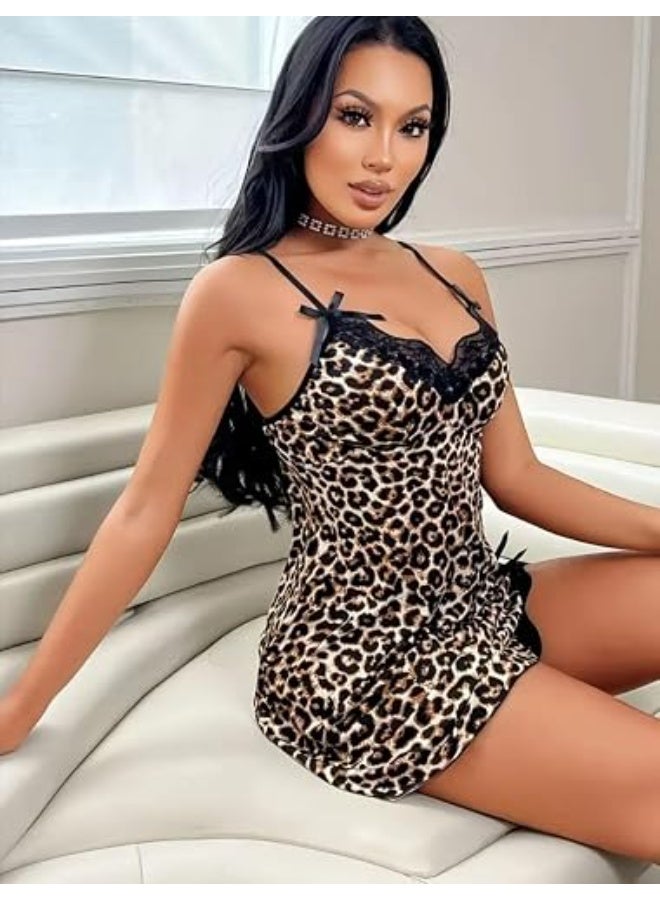 فستان نوم نسائي شكل حرف V وشق جانبي – قماش ناعم ومريح – تصميم أنثوي مميز Code 7499 - Image 2