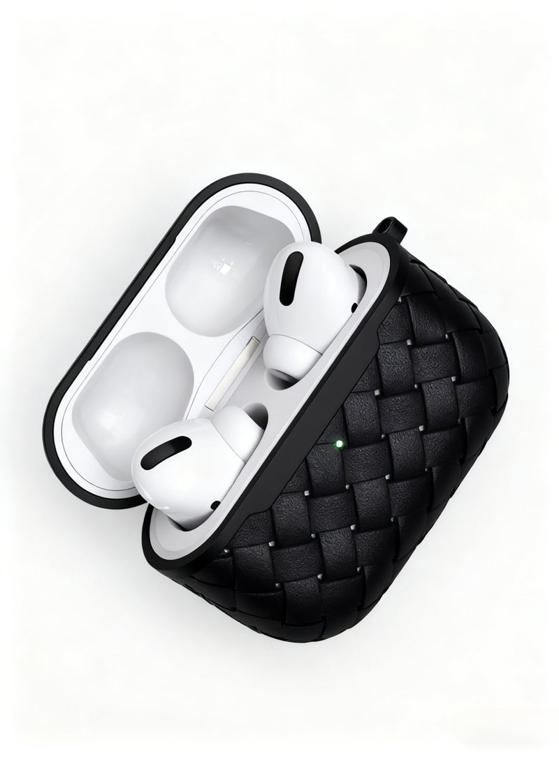 حالة سماعات AirPods Pro، غلاف ناعم مغطى بالكامل من الألياف المنسوجة - Image 3