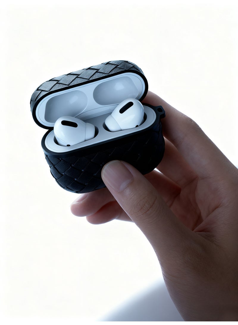 حالة سماعات AirPods Pro، غلاف ناعم مغطى بالكامل من الألياف المنسوجة - Image 2