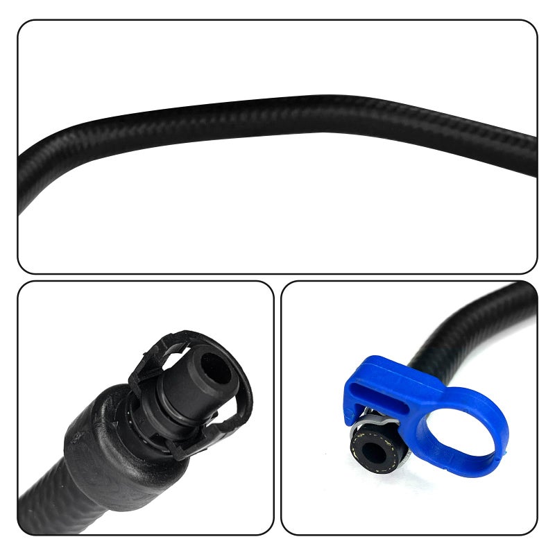 HHZL Coolant Reservoir Hose Car Engine Radiator Coolant Hoses Recovery Tank Upper and Lower Kit for Chevy Buick Cruze 1.4L Turbo GM# 13251447 13408385 Universal Rubber Cooling Hose Water By-pass Pipe - Image 5