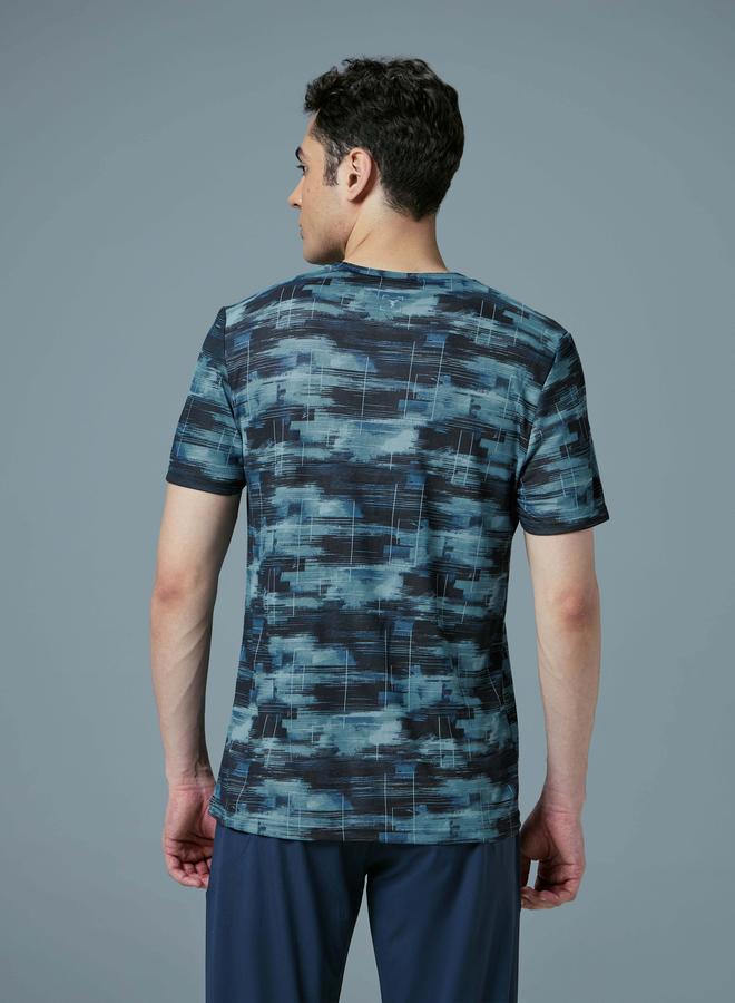 Technosport All Over Print Slim Fit T-Shirt - Image 5