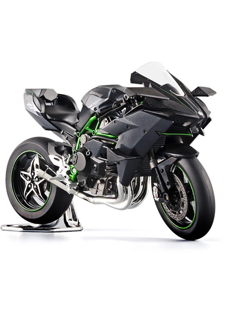 1:12 Alloy Motorcycle Model Chuanki Motorcycle Simulation Steering Children's Toy Can Be Gifted to Family and Friends - Image 1