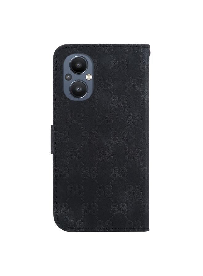 S-TOP Case For OnePlus Nord 2 5G Double 8-shaped Embossed Leather Phone Case - Image 3