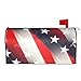 Perinsto Perinsto American Flag Patriotic Mailbox Covers Magnetic Waterproof Mail Cover Letter Post Box Wraps for Home Garden  - Image 2