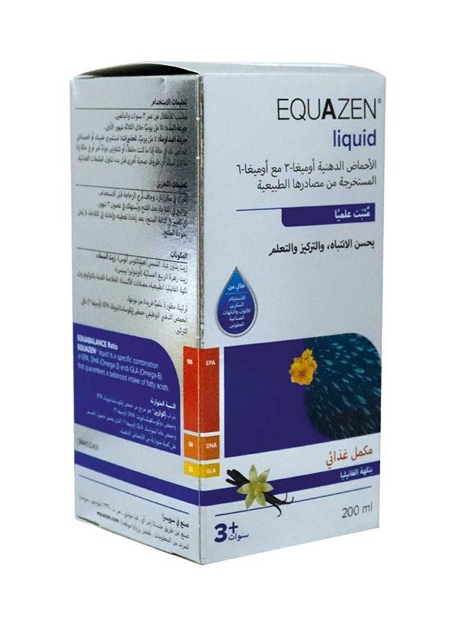 Equazen Omega-3 & Omega-6 fatty acids for 3+ years Liquid 200 mL - Image 3