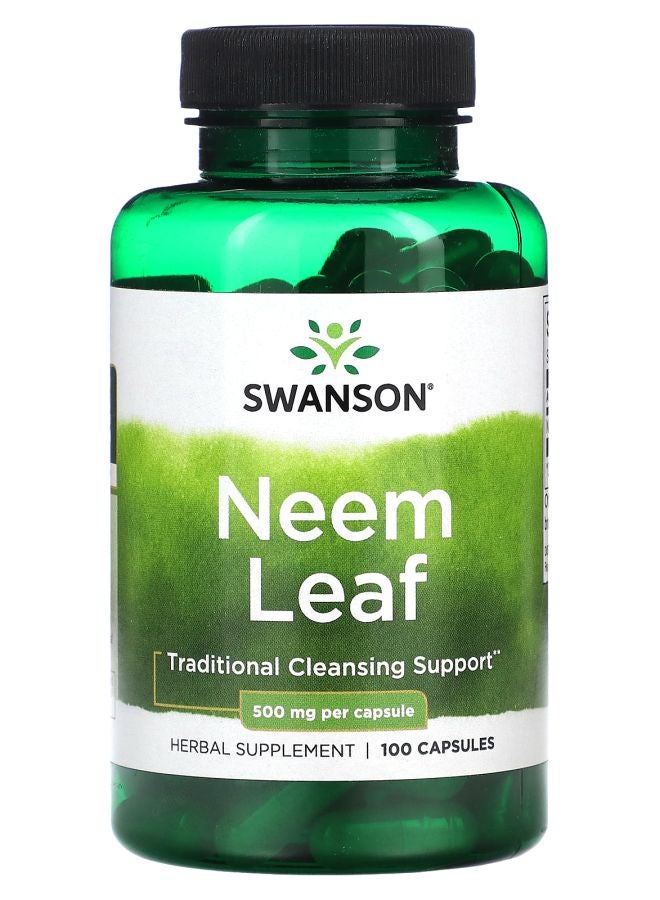 Neem Leaf 500 mg 100 Capsules