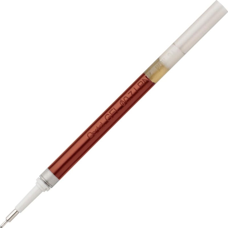 Pentel Refill Ink for EnerGel 0.7mm Needle Tip Liquid Gel Pen, Pack of 12, Red Ink (LRN7-B-12) - Image 4