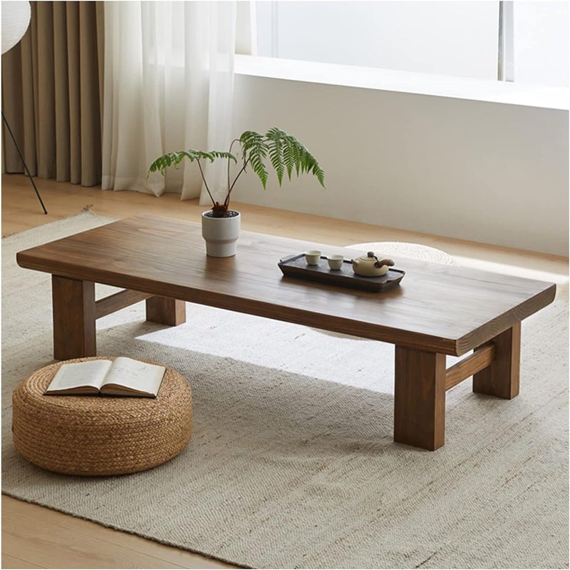 X went Japanese Style Sheesham Wood Coffee Table for Living Room, Dining Room, Bedroom, Kitchen, Office Home Decor (80x50x38) - Image 5