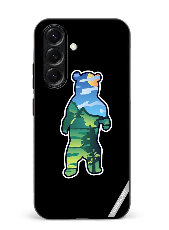 VR CREATIVE Protective Case Cover For Samsung Galaxy S25 Wild Bear Design Multicolour