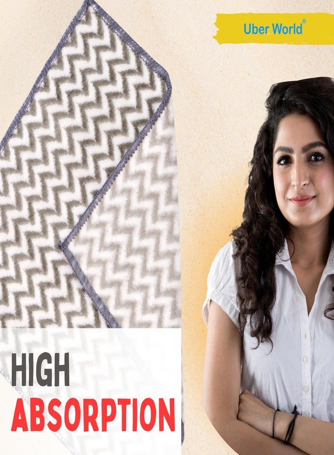 Uber World Handkerchief for Women | Face Towels | Handkerchief for Kids | Women | Hanky | Hanky of Kids | Ladies handkerchief Zigzag (6) - Image 3