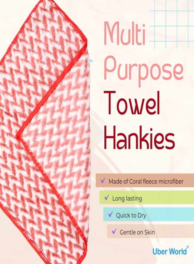 Uber World Handkerchief for Women | Face Towels | Handkerchief for Kids | Women | Hanky | Hanky of Kids | Ladies handkerchief Zigzag (6) - Image 2