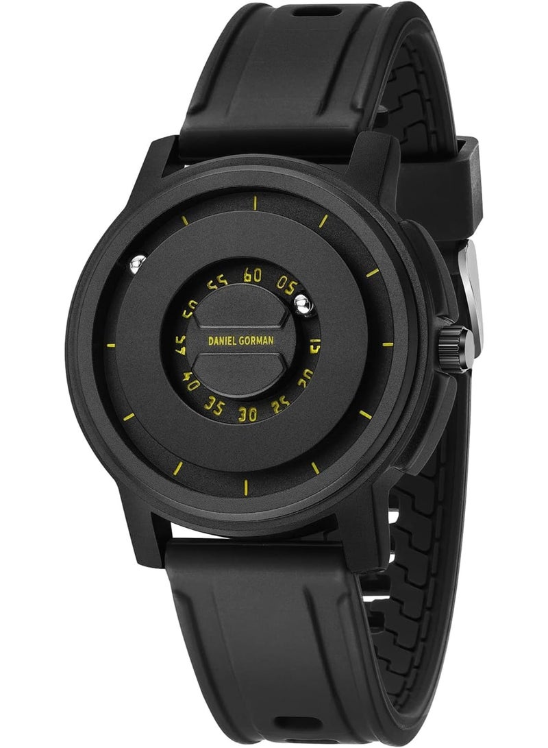 KASTWAVE Mens Watch, Magnetic Watch, Magnetic Balls Minimalist Dress Simplicity Quartz Watches with Mesh Stainless Steel Strap, Fashion Waterproof Wrist Watch, Gift for Men - Image 1