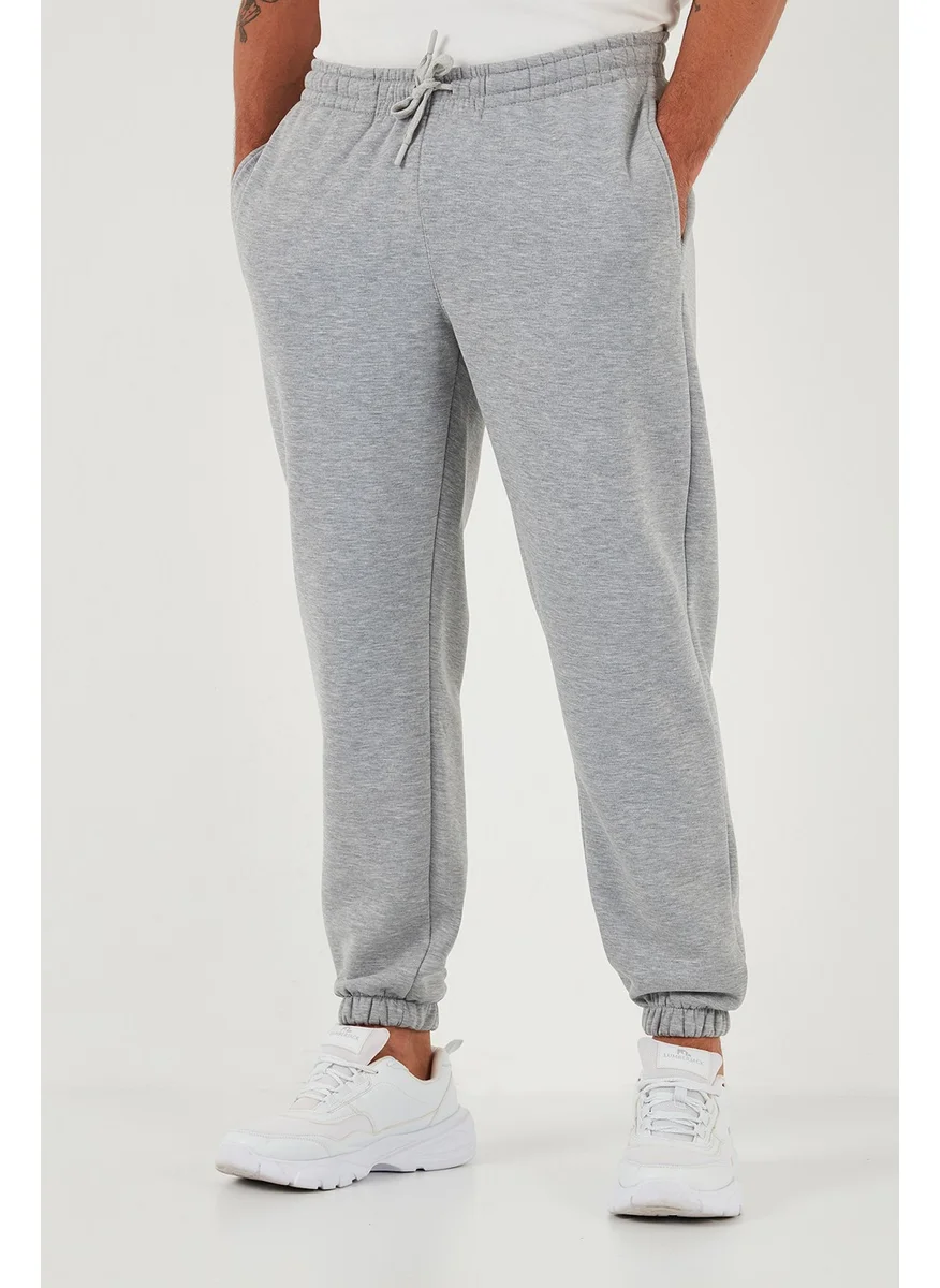 بوراتي Cotton Regular Fit Normal Waist Elastic Leg Pocket Sweatpants Men's Sweatpants 59080153W4