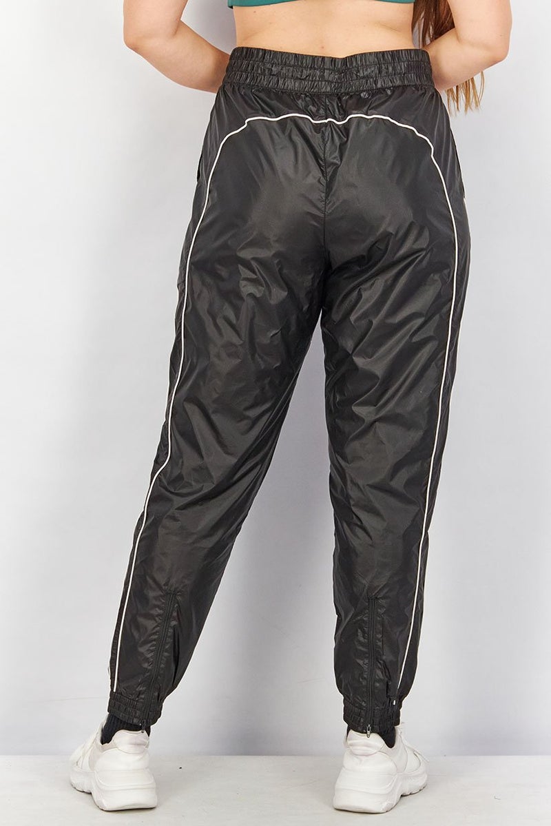 PUMA Women Sportswear Fit Iconic T7 Woven Track Pant, Black  - Image 3