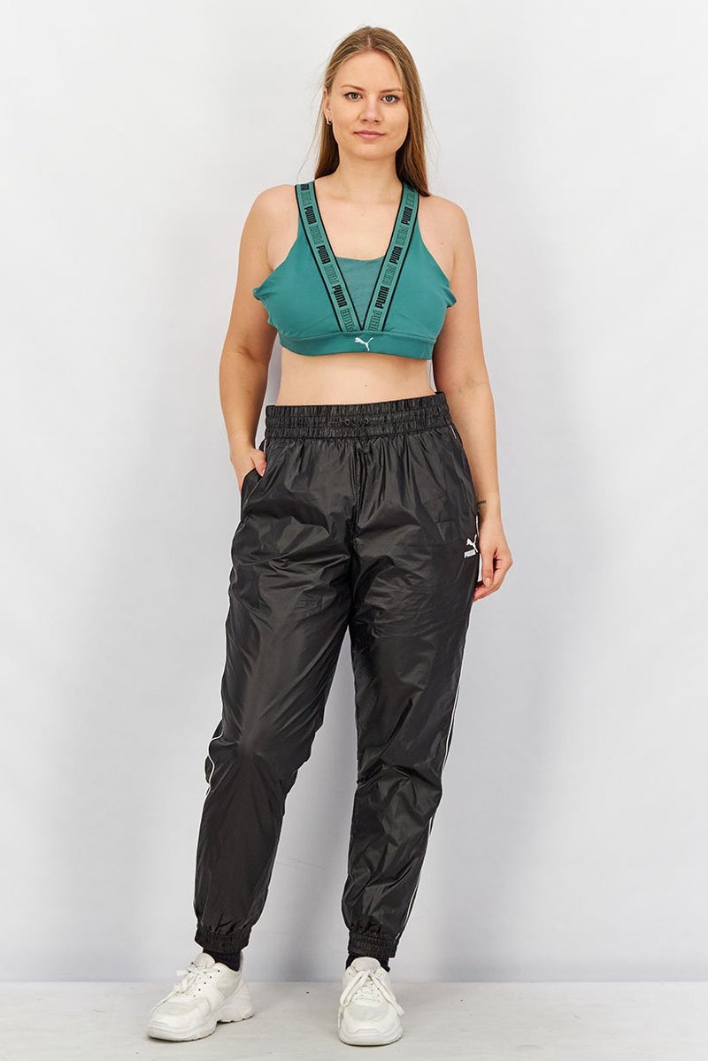 PUMA Women Sportswear Fit Iconic T7 Woven Track Pant, Black  - Image 4