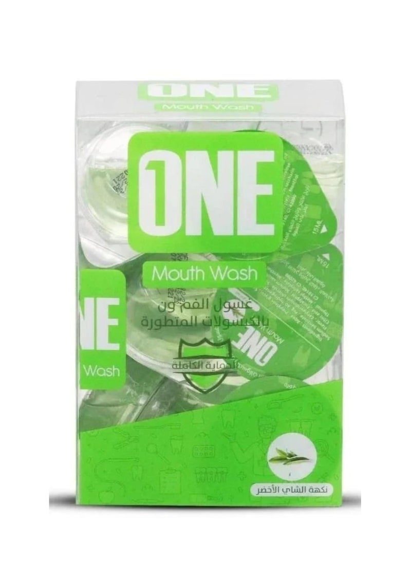 The One Advanced Capsules Green Tea Mouthwash