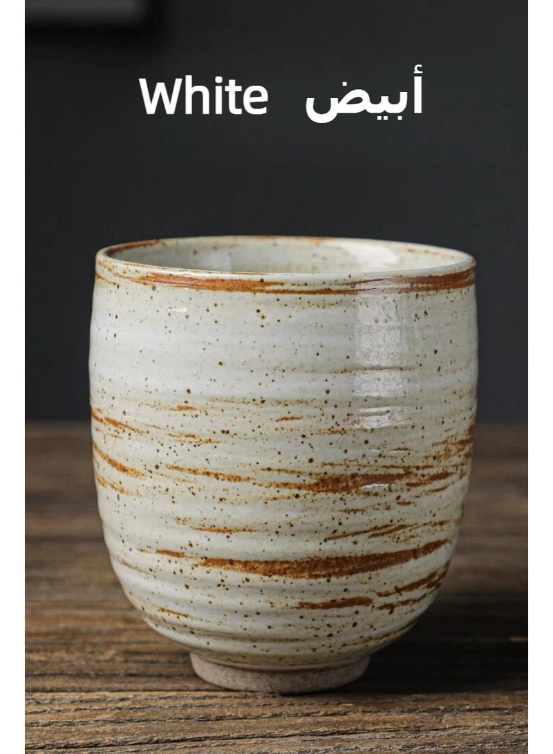 4 Piece Ceramic Teacup, Espresso Coffee Cup, Ceramic Coffee Mug, Porcelain Tea Cup Set Multicolour 200ml - Image 4