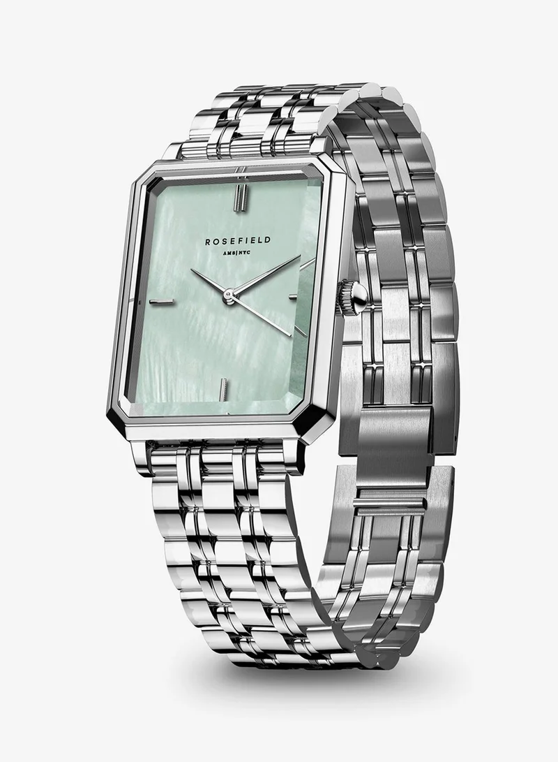Rosefield  Rosefield Octagon XS Mint Green MOP Steel Silver Women Watch - OGGSS-O72 for Women | Best Price UAE