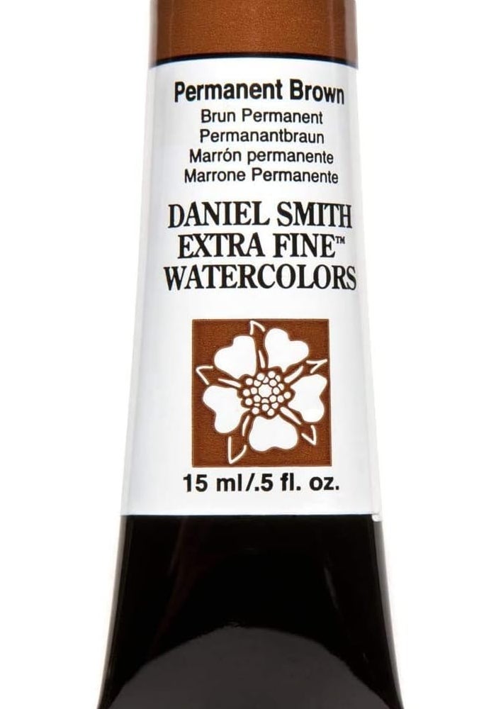 Daniel Smith Extra Fine Watercolor Paint - Permanent Brown, 15ml Tube - Image 2
