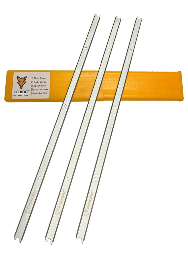 FOXBC 13 Inch Planer Blades for Ridgid R4331, R4330 Planer, Replace AC20502 - Set of 3 - Image 1