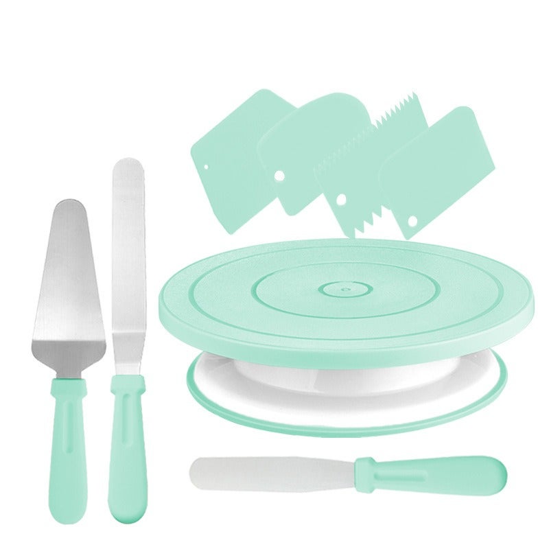 Cake Baking Turntable Set 37 Pieces Pastry Decorating Tools