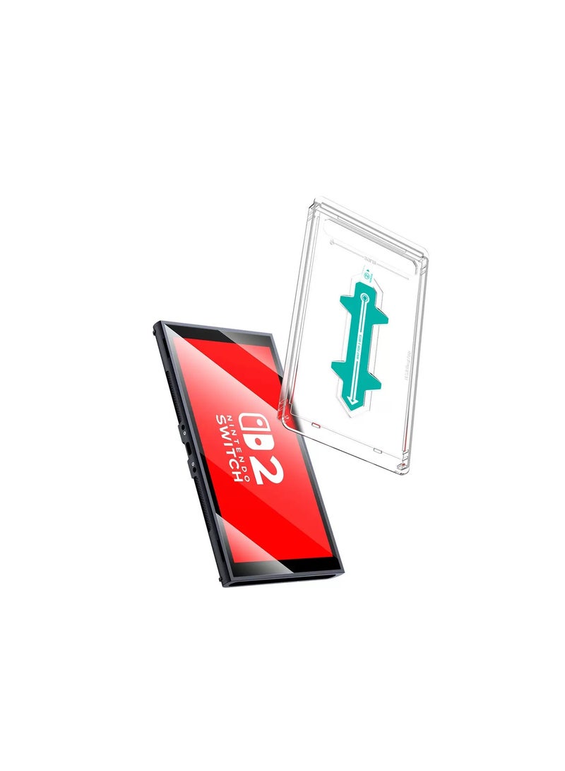 Switch 2 Tempered Glass Screen Protector | Full Screen HD Coverage | Anti-Scratch, Easy Installation - Image 2