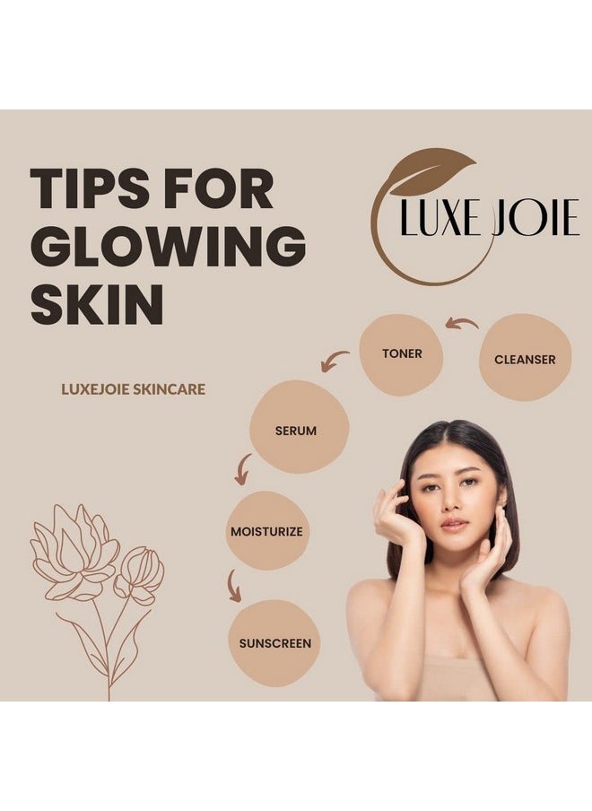 LuxeJoie - Radiant Antioxidant Moisture Creme 1.7 Oz Squalane Face Cream For Women Aging Skin For Dry Sensitive Facial Moisturizer Wrinkles Dark Spots Sun Damage - Image 1