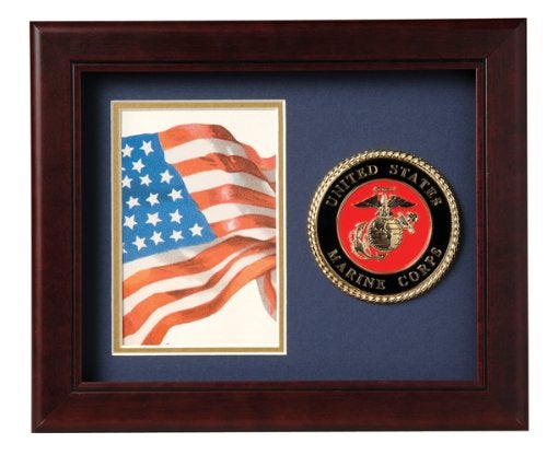 Allied Flag Allied Frame US Marine Corps Medallion Portrait Picture Frame - 4 x 6 Picture Opening - Image 4