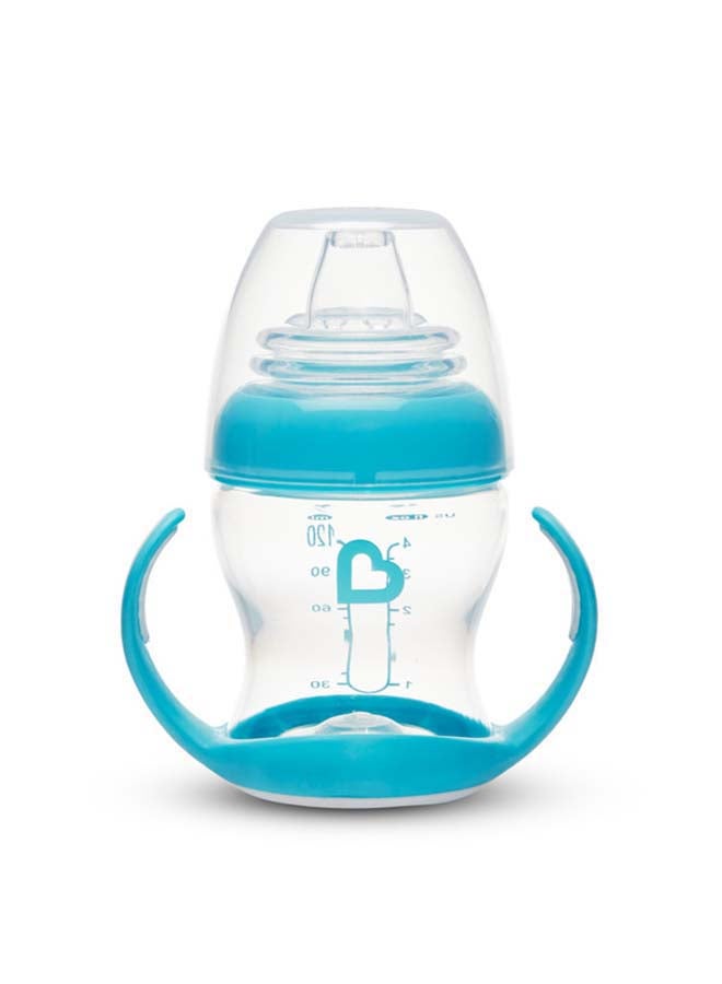 Munchkin Gentle Transition 4oz Trainer Cup – Clear/Blue - Image 2