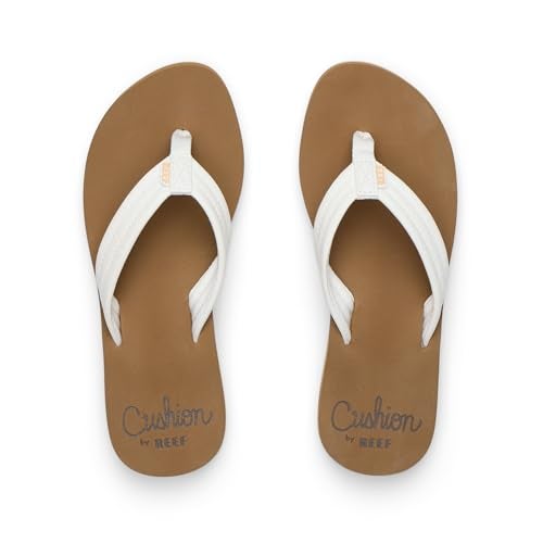 Reef Cushion Breeze Womens Flip Flop, Ultra Soft Cushion Footbed, Arch Support, Cloud, 10 - Image 5