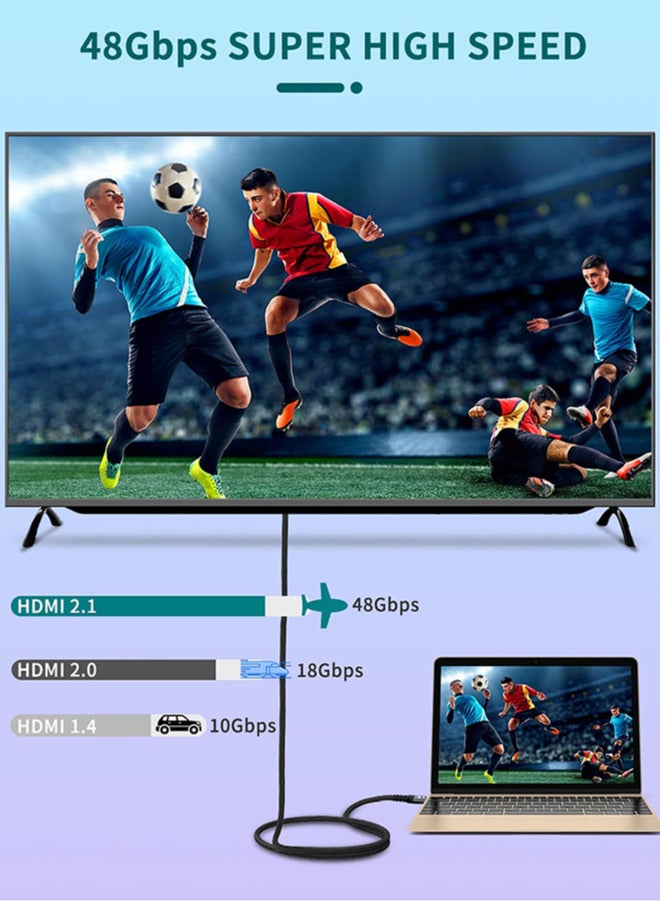 Chixing 8K@60Hz 3m HDMI Cable 2.1 48Gbps HDMI to HDMI Cable for TV Computer PS4 PS5 Monitors Gaming Console - Image 2