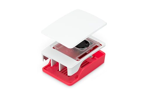 Raspberry Pi Official Raspberry Pi 5 Case with Cooling Fan & Heatsink, 2.79 CFM, ABS/PC Material, Stackable, Includes Silicone Feet & Fan Speed Control (Packaging: 1 Case) - Image 4