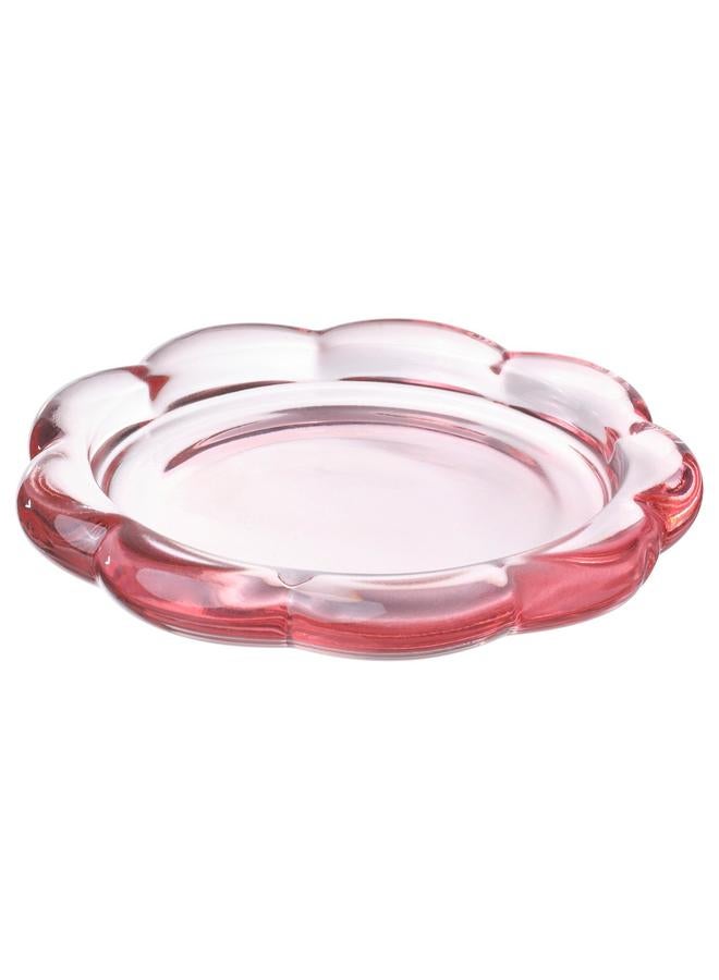 جرين تايجر طبق شموع، وردي، 11 سم - Image 1