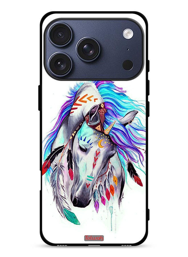 Tolwak Apple iPhone 17 Pro Protective Case Cover Horse - Image 1