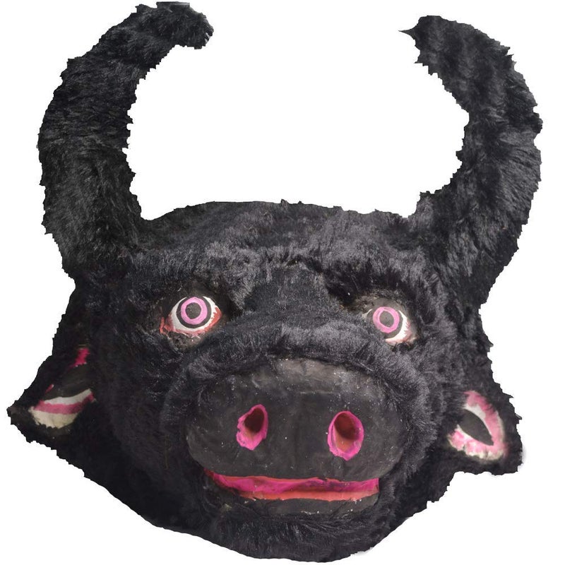 santarms santarms handicrafts buffalo or bhaisa purulia art of folk chhau dance face mask best home dcor wall decorative hanging showpiece bengal chau crafts handmade product by chhau stylish showpiece - Image 4